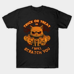 Halloween Cat T-Shirt